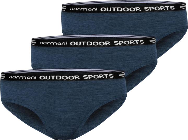 Normani 3er Pack Damen Merino Slip „Albury“ - 8545 (XS, 3er Pack)