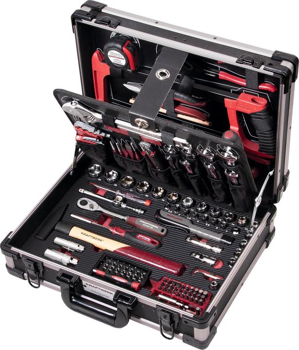 Kraftwerk Boîte à outils professionnelle en aluminium