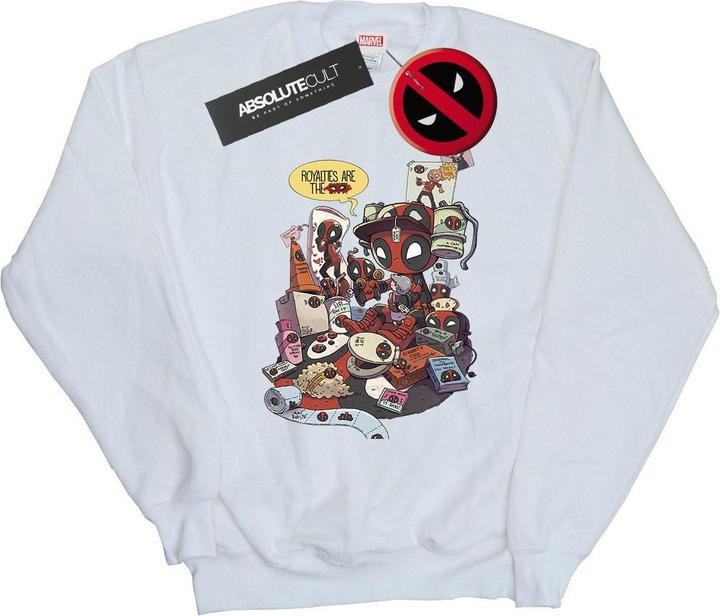 Actual product image Mens Deadpool Merchandise Royalties Sweatshirt (S)