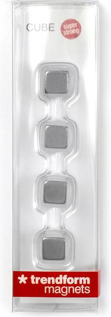 Produktbild Trendform Magnete Magic CUBE 4er Set silber (4 x)