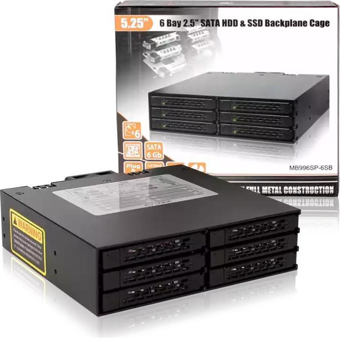 Produktbild Icy Dock Mb996sp-6sb (2.5")