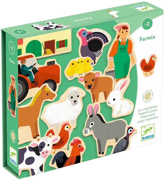Actual product image Djeco Farmix (24 x)