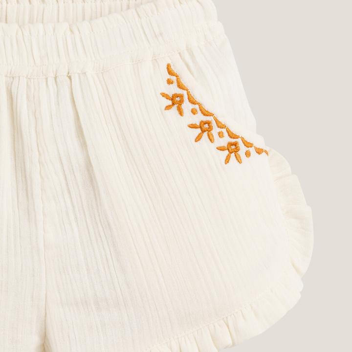 Immagine prodotto La Redoute Collections Pantaloncini con balza ricamata e fodera in mussola (86)