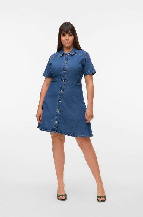 Image du produit Vero Moda VMCAMANDA Kurzes Kleid Jeanskleid (50)