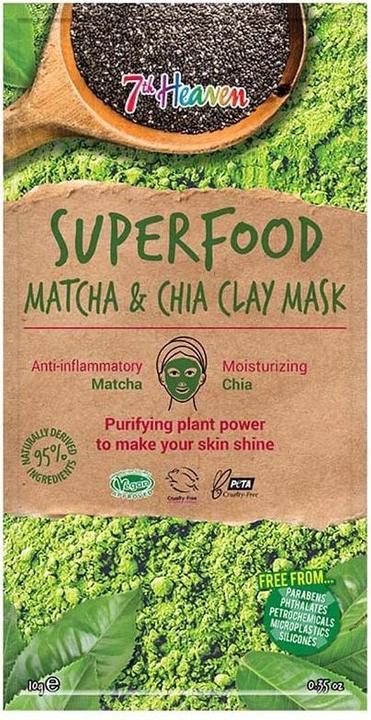 Actual product image 7th Heaven Matcha Chia Clay Mask (10 ml)
