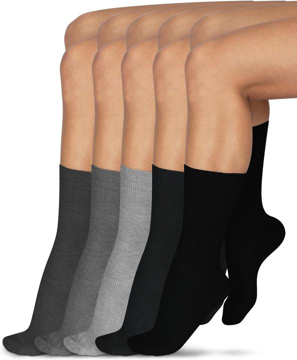 Image du produit Normani 10 paires de chaussettes de santé à haute teneur en coton (paquet de 10, 47 - 50)
