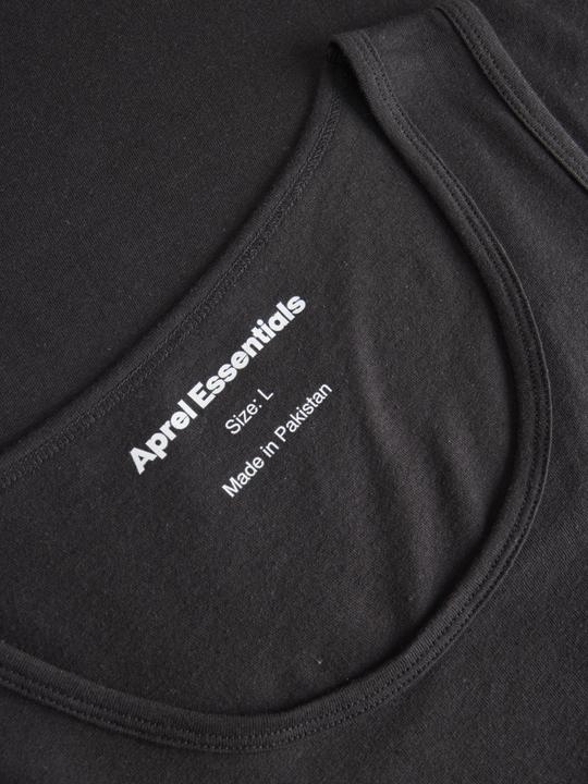 Immagine prodotto Aprel Confezione da 3 T-shirt monocolore a girocollo (S)
