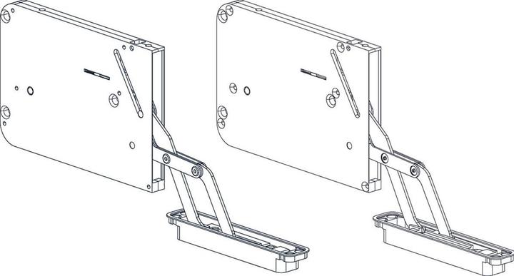 Image du produit Werkstarck Ferrements pour abattants UNICO, type 1 (1 pcs)
