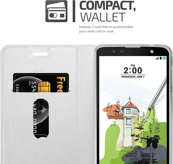 Actual product image Cadorabo Book Classy Style Cover (LG Stylus 2)