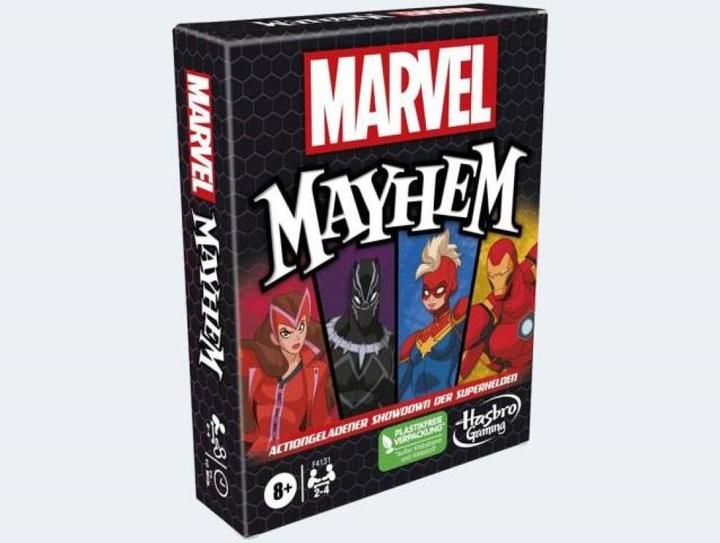 Actual product image Hasbro Gaming Card game Marvel Mayhem (German)