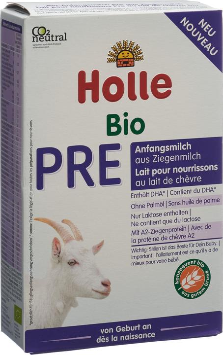 Actual product image Holle Bio-Anfangsmilch PRE aus Ziegenmilch (400 g, up to 12 M.)