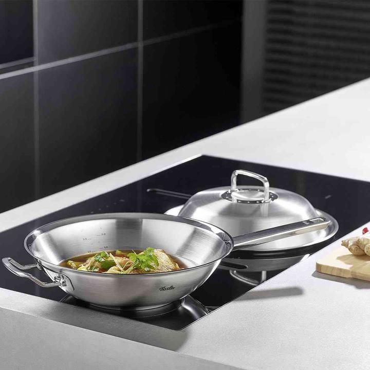 Immagine prodotto Fissler Wok orig. profi col. 30cm mMD (30 cm, Wok, Acciaio inossidabile)