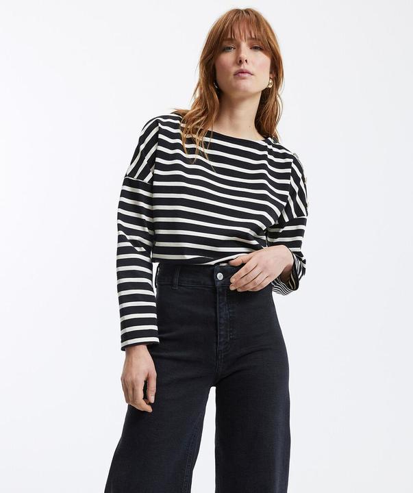 Actual product image La Redoute Collections Signature AIMIE striped shirt with a loose fit (38)