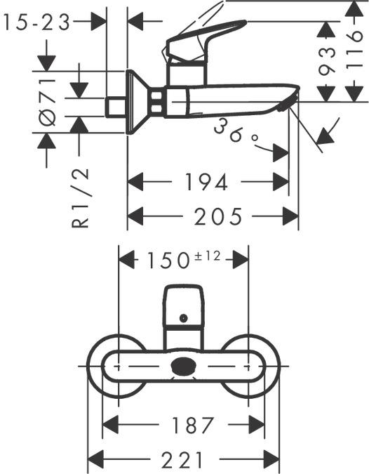 Produktbild hansgrohe Logis Chrom