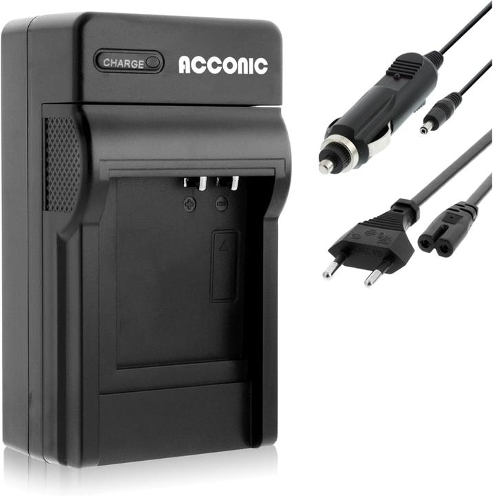 Actual product image Acconic 2 in 1 charger for Panasonic CGA-S007 DMC-TZ1 TZ2 TZ3 (1 pcs., Chargers without battery)