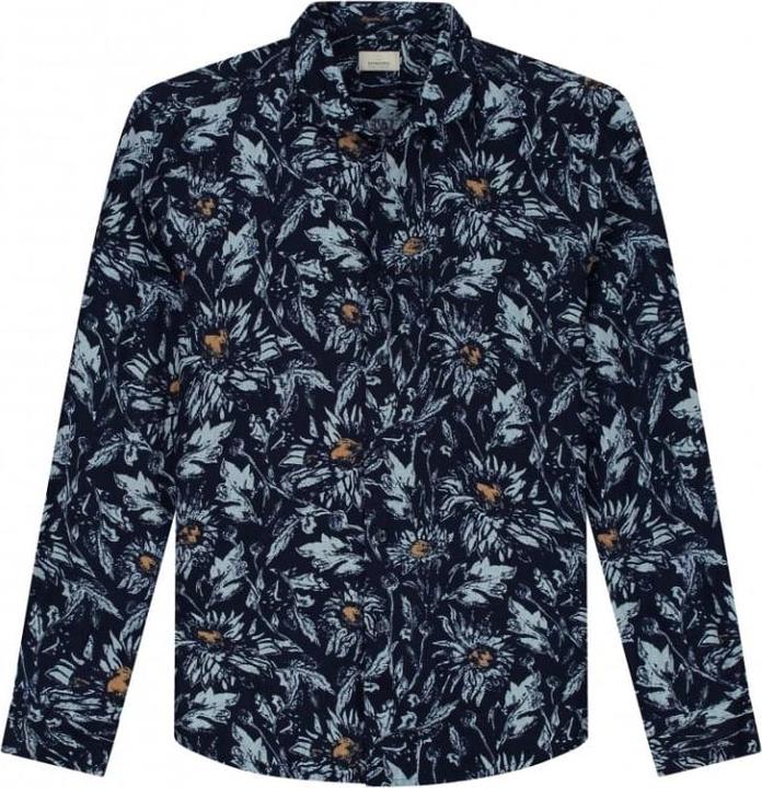 Dstrezzed M's Shirt Painted Linen Flower