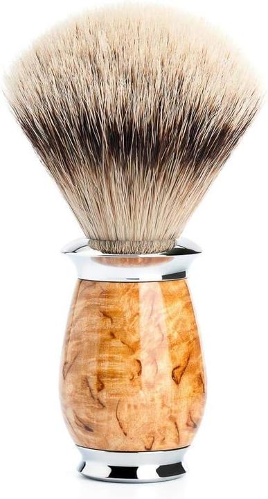 Immagine prodotto Mühle Set da barba, 3 pezzi, pennello da barba con punta d'argento in tasso, FATTO A MANO (Pennello da barba)