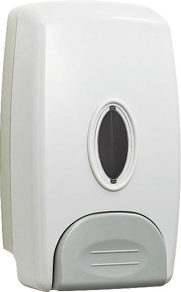 Image du produit kaiserkraft Distributeur de savon, h x l x p 225 x 130 x 80 mm, blanc, 1000 ml.
