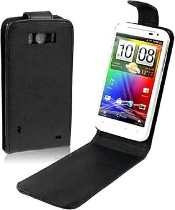 Produktbild König Design Schutzhülle Flip Tasche für Handy HTC Sensation XL G21 X315e (HTC Sensation XL)