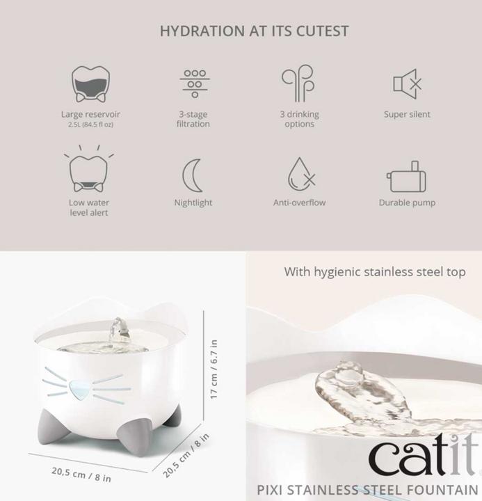 Actual product image Catit Pixi (2.50 l)