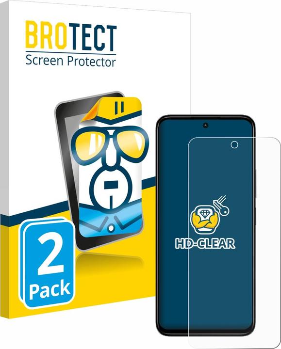 Produktbild BROTECT Schutzfolie Displayschutz Klar (2 Stück, Xiaomi Redmi 13)
