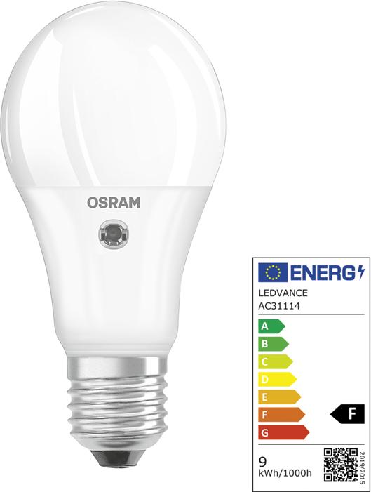 Produktbild Osram Led Daylight Sensor Classic A (E27, 8.80 W, 806 lm, 1 x, F)