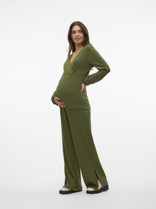Image du produit Mamalicious Coupe large Fentes latérales Pantalon Pantalon de costume (L)