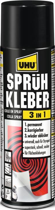 UHU Sprühkleber 3 in 1 (450 g, 500 ml)