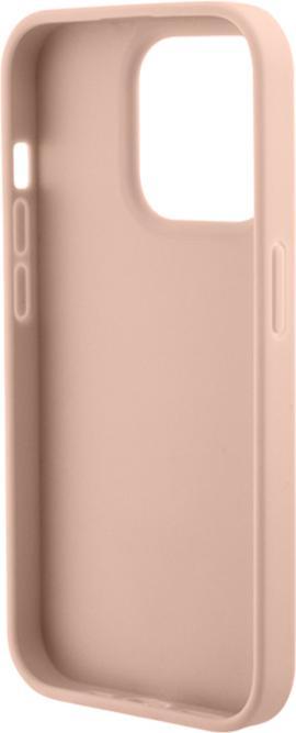 Produktbild Guess GUHCP15LPCRTHCP iPhone 15 Pro 6.1" różowy/pink hardcase Croco Triangle Metal Logo (Apple iPhone 15 Pro)