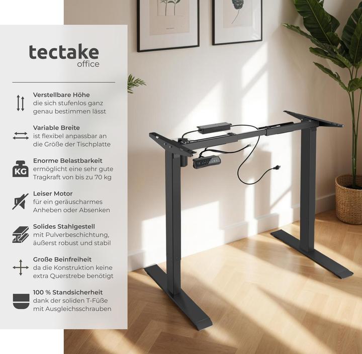 Immagine prodotto tectake Telaio del tavolo elettrico