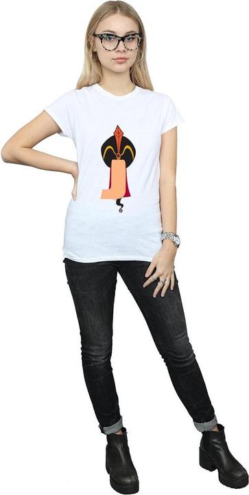 Actual product image Disney Womens/Ladies Alphabet J Is For Jafar Cotton T-Shirt (M)
