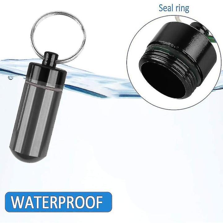 Actual product image Cbx Pill box with key ring