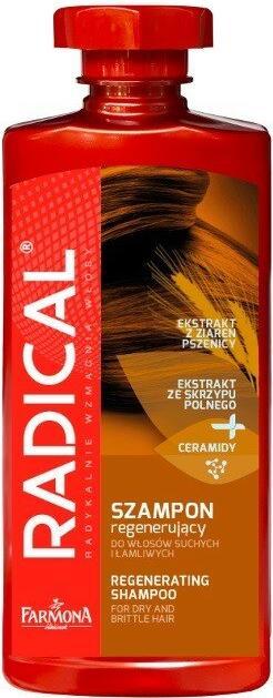Farmona Radical Regenerating Shampoo für trockenes und sprödes Haar (400 ml, Flüssiges Shampoo)