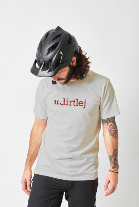 Image du produit dirtlej Supima t-shirt, cream/red, XXL (XXL)