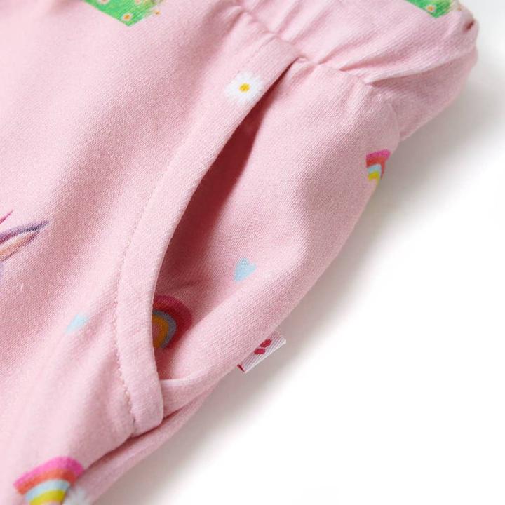 Produktbild VidaXL Kindershorts mit Kordelzug Hellrosa 140,Material: 92 (140)