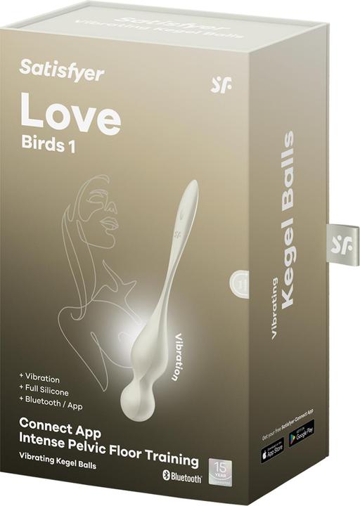 Image du produit Satisfyer - Love Birds Boules De Cône Vibrantes Blanches