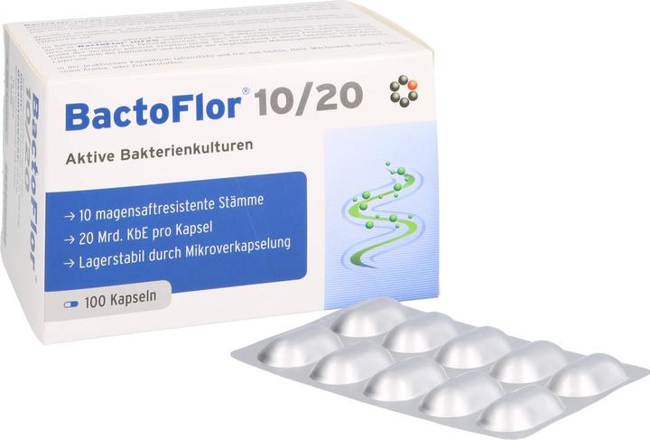 Produktbild Bactoflor 10/20 Kapsel (100 Stück, Kapseln, 119 g)