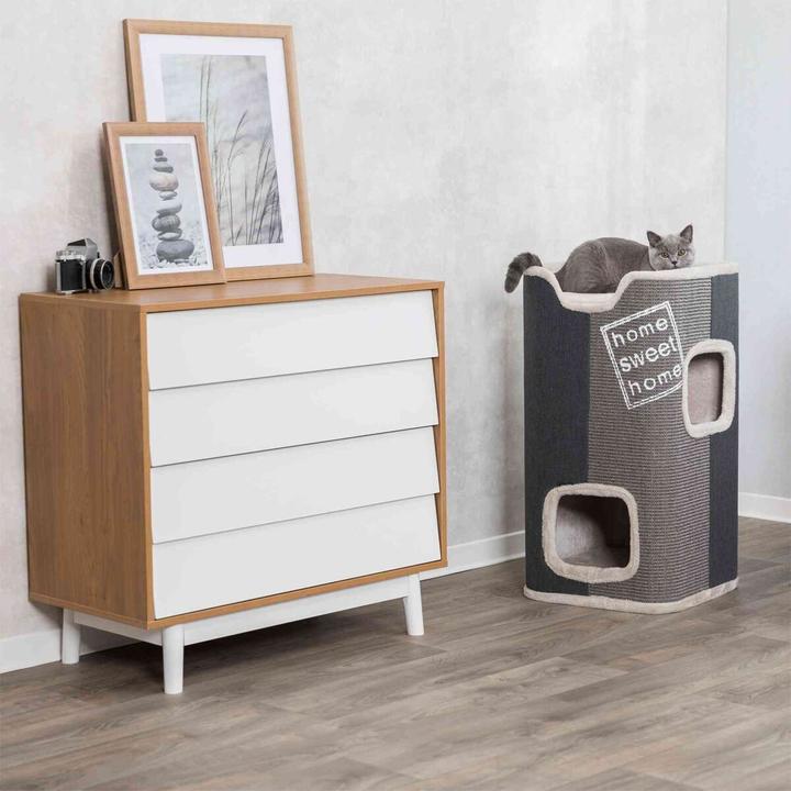 Image du produit Trixie Cat Tower Jorge (78 cm, Blanc, Bleu, Gris)
