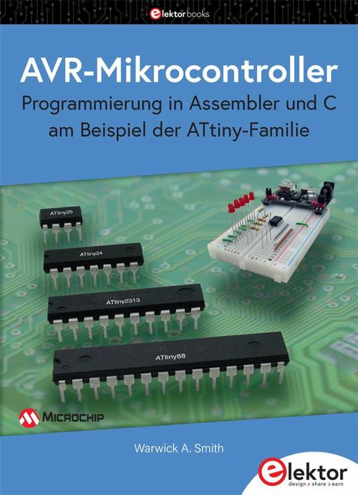 Actual product image AVR-Mikrocontroller (German, Warwick A. Smith, 2024)