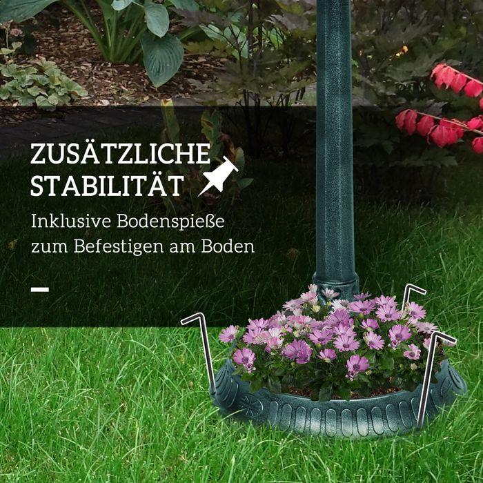 Immagine prodotto Swisshandel24 Vogeltränke Stehend, Vogelbad aus Kunststoff, frostsicher Vogelbecken Dunkelgrün