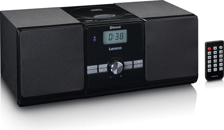 Actual product image Lenco MC-030BK (Bluetooth, CD player, 2x 10 W)