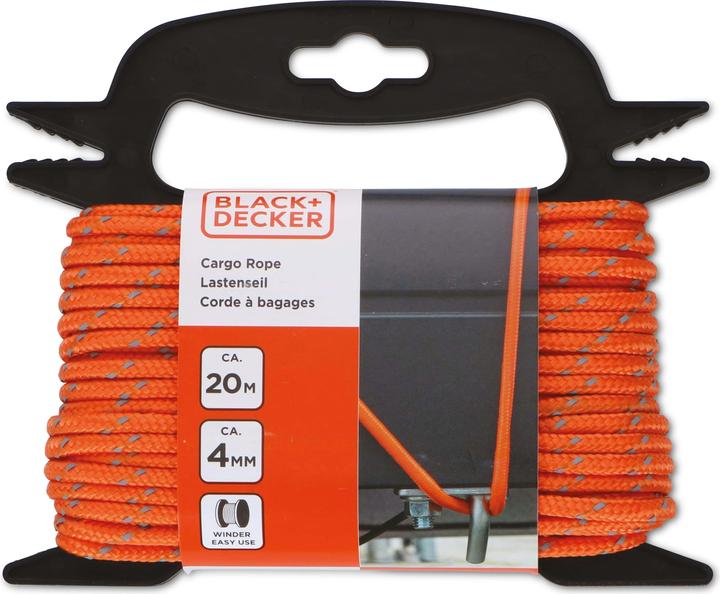 Productafbeelding Black & Decker Cargo touw op haspel 4mm 20m (20 m)