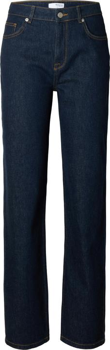 Produktbild Selected Femme Dunkelblaue Straight Fit Jeans (W30/L32)