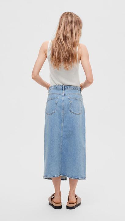 Immagine prodotto Selected Femme Gonna midi di jeans (42)