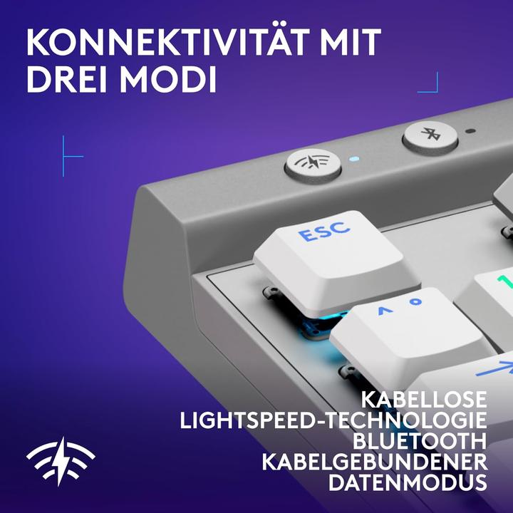 Productafbeelding Logitech G515 Lightspeed TKL (NL, Draadloze, Bedraad)