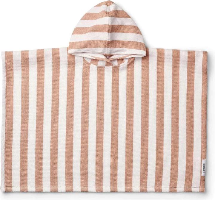 Image du produit Liewood Poncho de bain pour enfants Paco Stripes White Tuscany Rose