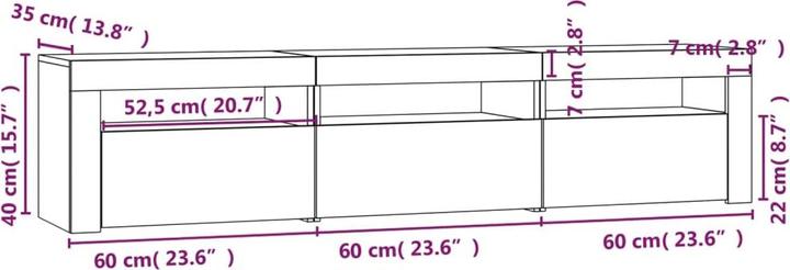 Immagine prodotto VidaXL Korotsek (180 x 35 x 40 cm)