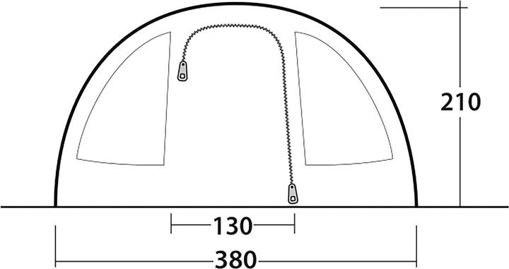 Image du produit Outwell Tent Sky 6 (111475) (Tente tunnel, 21.10 kg, 6 personnes)