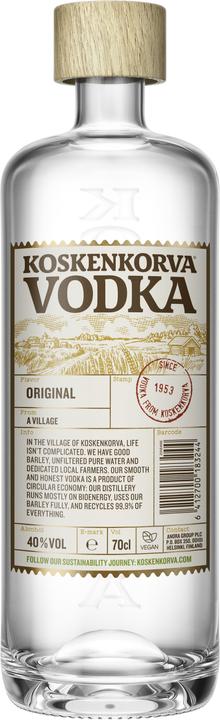Image du produit Koskenkorva Distillery Vodka Pure Original (1 x 70 cl)