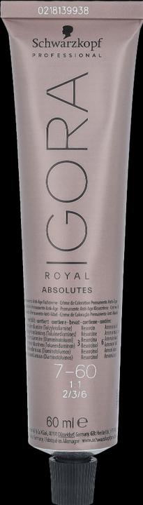 Immagine prodotto Schwarzkopf Professional Igora Royal - 7-60 Biondo medio cioccolato naturale (Biondismo, Marrone)